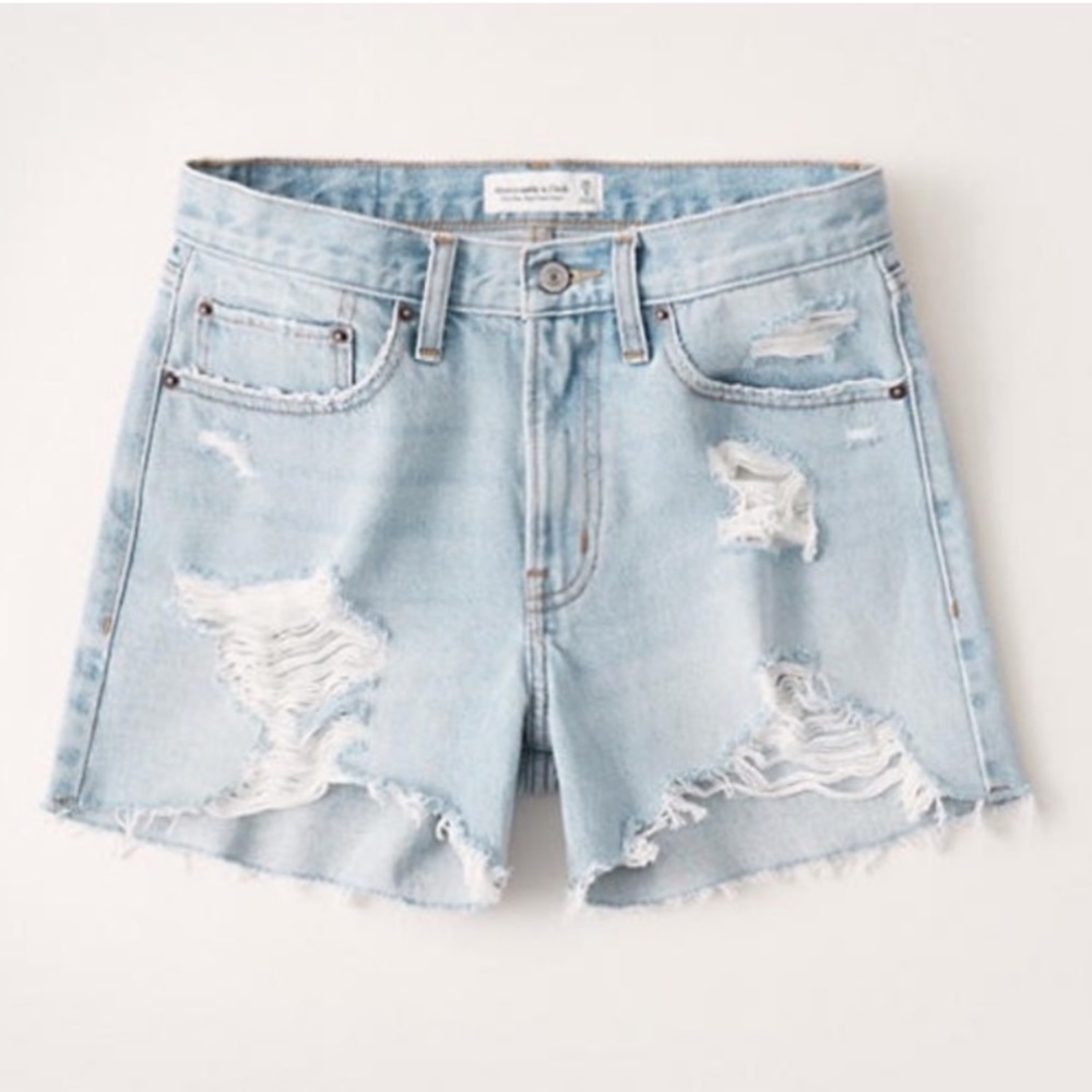 Abercrombie Mid-rise Boyfriend Jean Shorts
